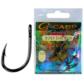 Gamakatsu G-CARP SUPER SNAG HOOKS BLACK - horog 2 méret - CarpHunter