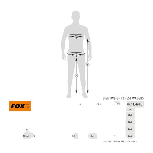 Fox Camo LW Waders 11/45 - Melles csizma