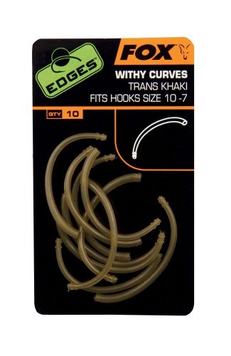 Fox Edges Withy Curve Adaptor Hook - ívelt zsugorcső 2-6