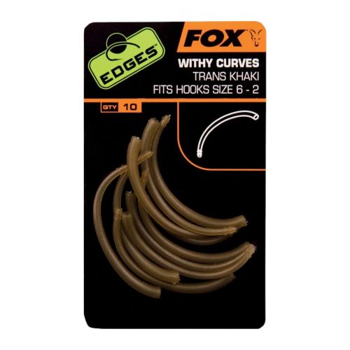 Fox Edges Withy Curve Adaptor Hook - ívelt zsugorcső 2-6