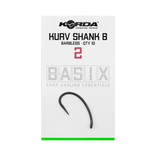 Korda Basix Horog Kurv Barbless 2 - szakáll nélküli horog