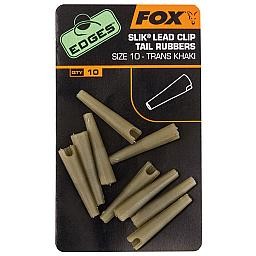 Fox Edges Size 10 Slik Lead Clip Tail Rubber - gumikúp
