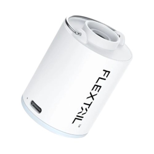 Flextail Tiny Pump X – Kompakt 3 az 1-ben tölhető kempingpumpa, fehér