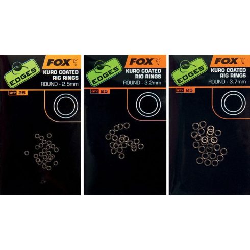 Fox Edges Kuro O Rings - szerelékes karikák 3,7mm