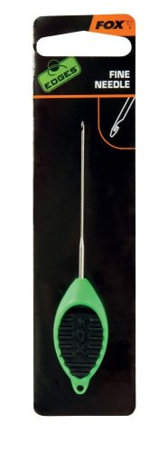 Fox Edges Needle  Fine - green - Vékony fűzőtű