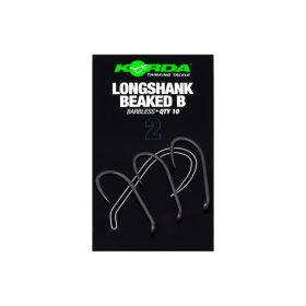   Korda Longshank Beaked Size 2 barbless - szakáll nélküli horog