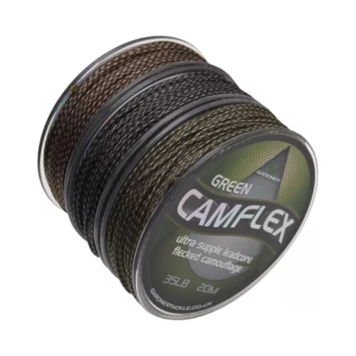 Gardner Camflex Leadcore Green 45lb (15,9kg) 20m - ólombetétes zsinór