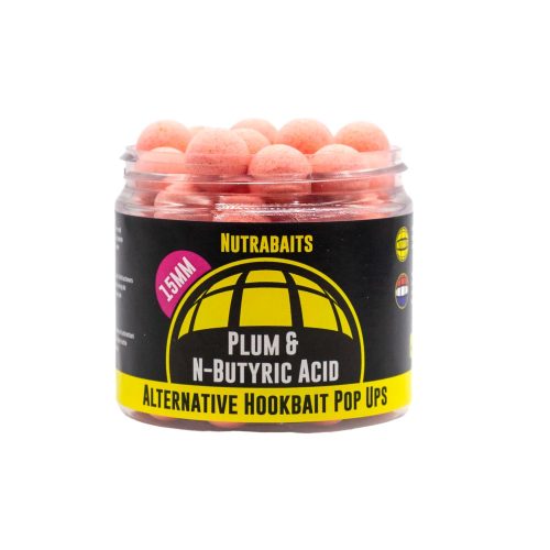 Nutrabaits Plum & N-Butyric Acid Pop Up - 12mm (Pink)