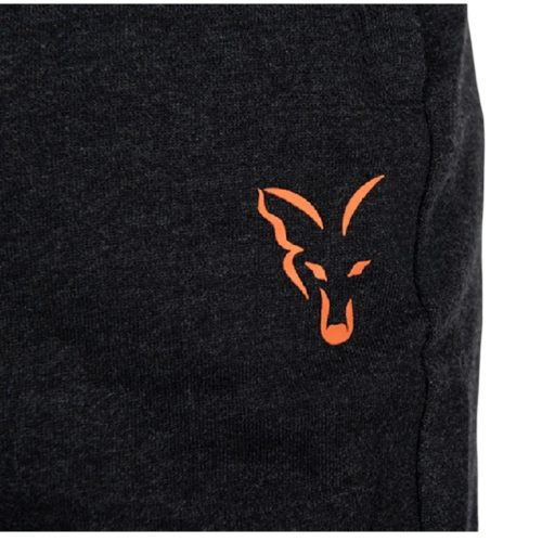 FOX COLLECTION LW JOGGER BLACK & ORANGE - Vékony melegítő nadrág M méret