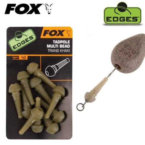 Fox Edges Tadpole Multi Bead - kúpos gumiharang