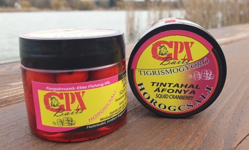 CPX Baits Főtt színezett horogcsali - Tintahal Áfonya ízesítésű tigrismogyoró