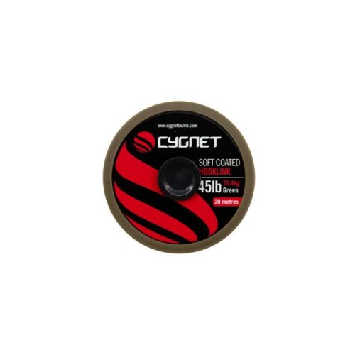 Cygnet Soft Coated Hooklink 45lb 20m - Lágy, bevonatos, fonott előkezsinór
