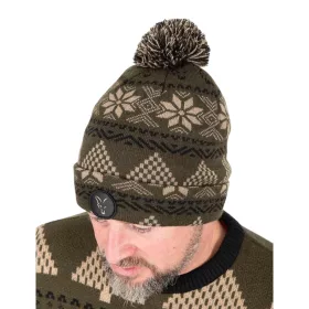 Fox Festive Bobble Hat - Fox téli sapka - CarpHunter