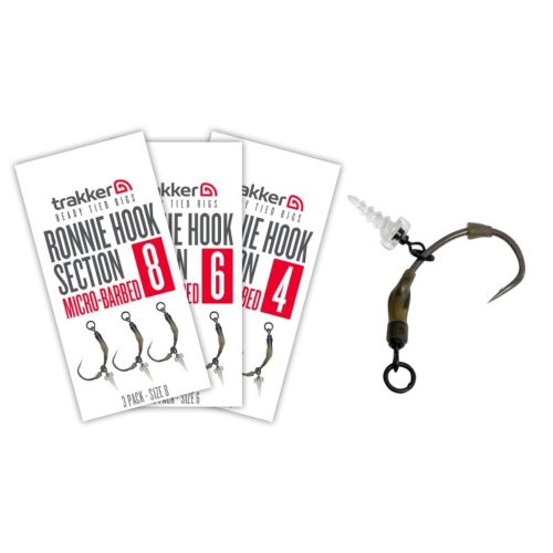 Trakker Ronnie Hook Section 6 - szakállas szerelt horog