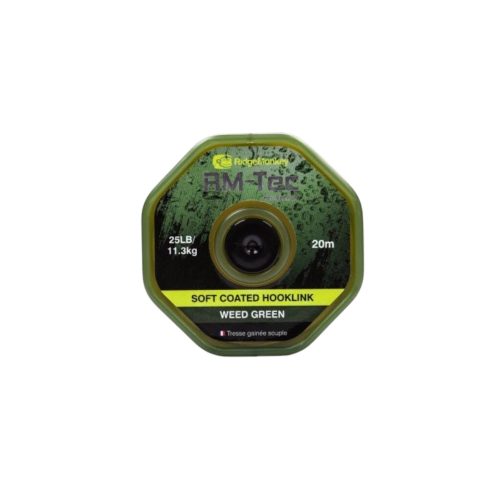 RidgeMonkey RM-Tec Soft Coated Hooklink előkezsinór 35lb Organic Brown