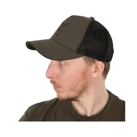 Fox Collection Green Black Trucker Cap  - Baseball sapka prémium Fox International horgásztermék.