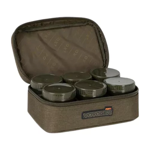 Fox Voyager Hookbait Case 8 dobozos csalitároló prémium Fox International horgásztermék.