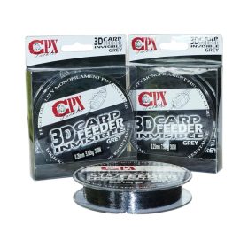   CPX - 3D CARP FEEDER INVISIBLE - Grey (Szürke) zsinór - 300m - 0,18mm