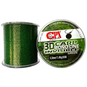 CPX 3D CARP Line - Green zsinór - 600m - 0,22mm