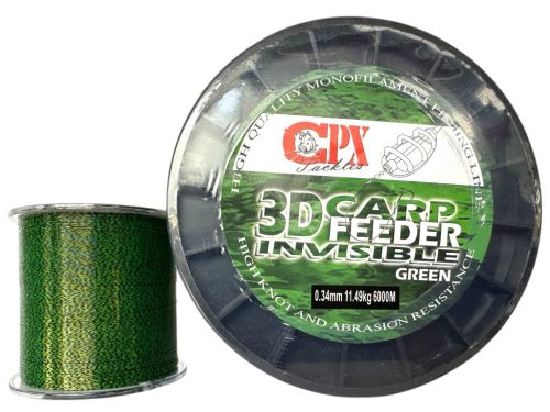 CPX - 3D CARP Line - Green zsinór - 6000m - 0,35mm
