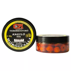 CPX Baits Főtt színezett Large tigrismogyoró horogcsali - Kagyló - 36 gramm - prémium CPX horgásztermék.