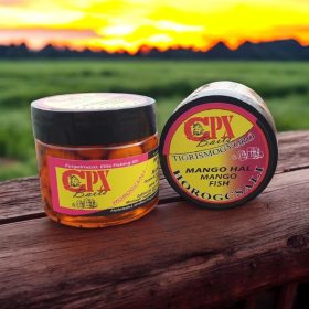   CPX Baits Főtt színezett Large tigrismogyoró horogcsali - Mangó Hal - 36 gramm -