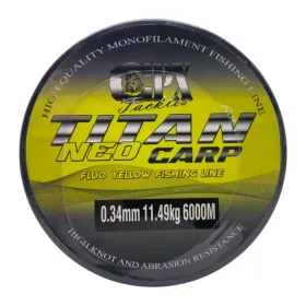 CPX Titan NEO CARP LINE zsinór - Fluo Yellow 6000m - 0,25mm prémium CPX horgásztermék.