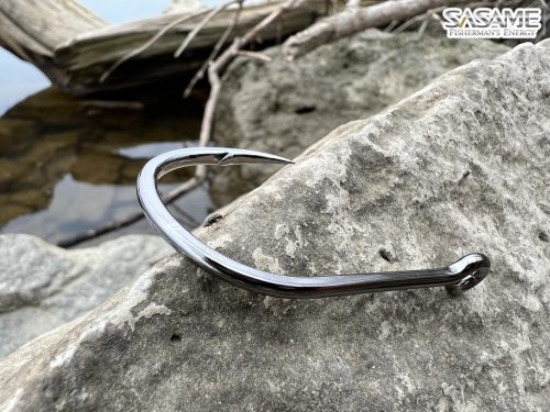 SASAME Kamikaze füles harcsázó horog - Black Nickel - 10/0