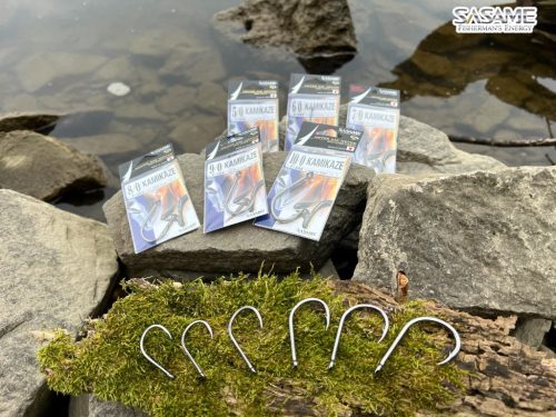 SASAME Kamikaze füles harcsázó horog - Black Nickel - 10/0