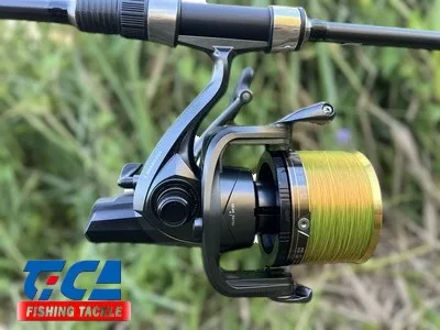TICA GIANT - 14.000-es pontyozó orsó - DOBSZŰKÍTŐVEL - új hajtókarral