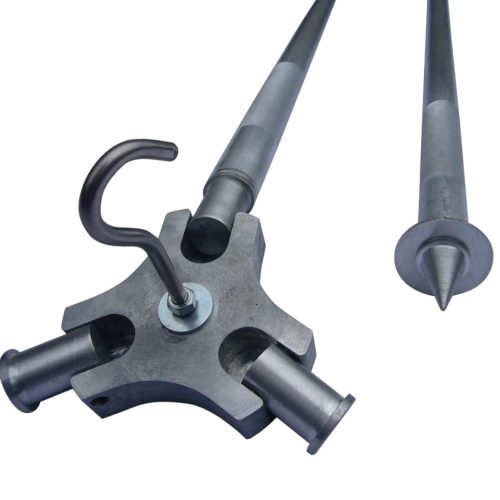 ICC Átalakító adapter medertapogató rúdhoz INOX kampóval