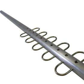   ICC ALU haltartó rúd (leüthető verzió) 100cm, 10db akasztóval