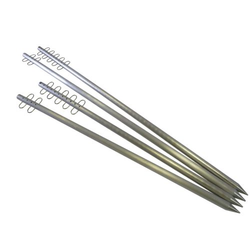 ICC ALU haltartó rúd (leüthető verzió) 100cm, 10db akasztóval