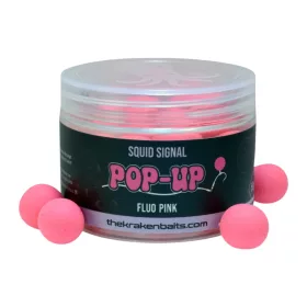 Kraken Baits Squid Signal Fluo Pink Pop-Ups 12mm prémium Kraken Baits horgásztermék.