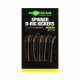 Korda Spinner D Rig Kickers Medium Green / Brown prémium Korda horgásztermék.