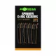 Korda Spinner D Rig Kickers Medium Green / Brown prémium Korda horgásztermék.