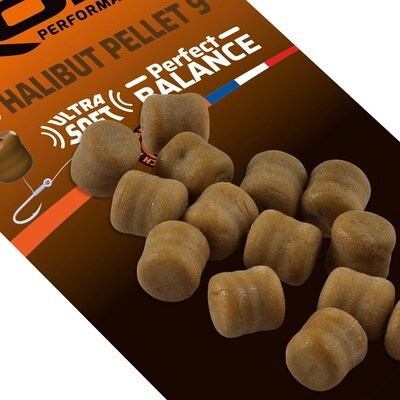 ROK Halibut Pellet 9mm - balanszírozott gumi pellet Fehér