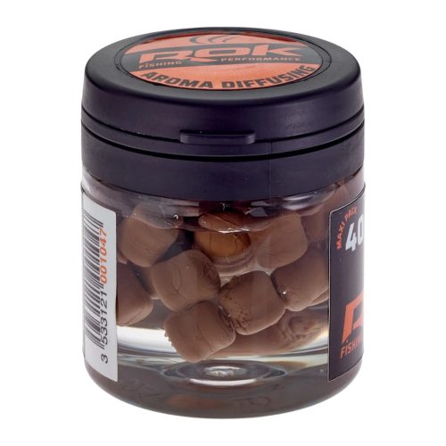 ROK Halibut DIPPELT Pellet 9mm - balanszírozott áztatott gumi pellet Barna