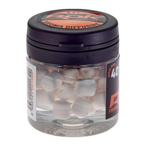 ROK Halibut DIPPELT Pellet 9mm - balanszírozott áztatott gumi pellet Fehér