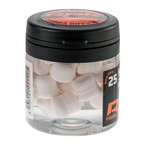 ROK Halibut DIPPELT Pellet 12mm - balanszírozott áztatott gumi pellet Fehér
