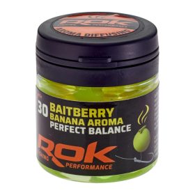   ROK Balaszírozott és Ízesített Csalizó mini gumi bojli Sárga - Banana