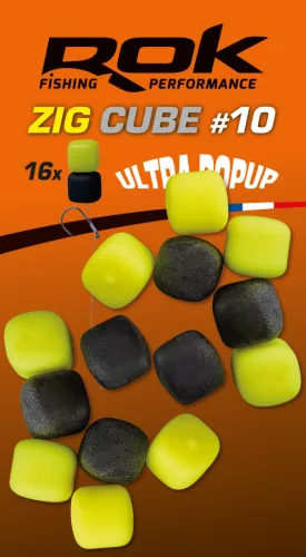 ROK Zig Cube Mix 10mm - Ultra Pop-up - Kék/Fehér - CarpHunter