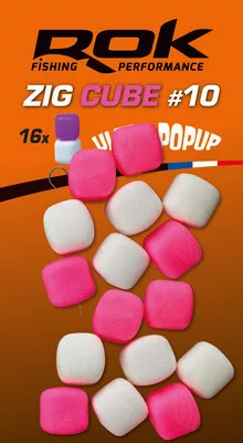 ROK Zig Cube Mix 10mm - Ultra Pop-up - Kék/Fehér - CarpHunter