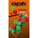 ROK Pop-up Corn 10mm - Pop Up kukorica imitáció - Piros/Zöld