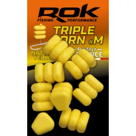 ROK - TRIPLE CORN - Natural yellow - kukorica sárga  tripla gumi kukorica - ULTRA POPUP vagy BALANCE - Balanszírozott - CarpHunter