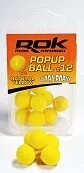 ROK Ball Natural yellow - natúr sárga gumi mini bojli - 12 Ultra POPUP - CarpHunter