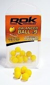 ROK Ball Natural yellow - natúr sárga gumi mini bojli - 9 Ballanszírozott