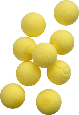 ROK Ball Natural yellow - natúr sárga gumi mini bojli - 12 Ballanszírozott