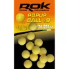 ROK Ball Natural yellow - natúr sárga gumi mini bojli - 12 Ballanszírozott - CarpHunter
