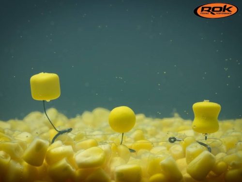 ROK TRIPLE CORN #S Natural yellow - kukorica sárga  tripla gumi kukorica Balanszírozott
